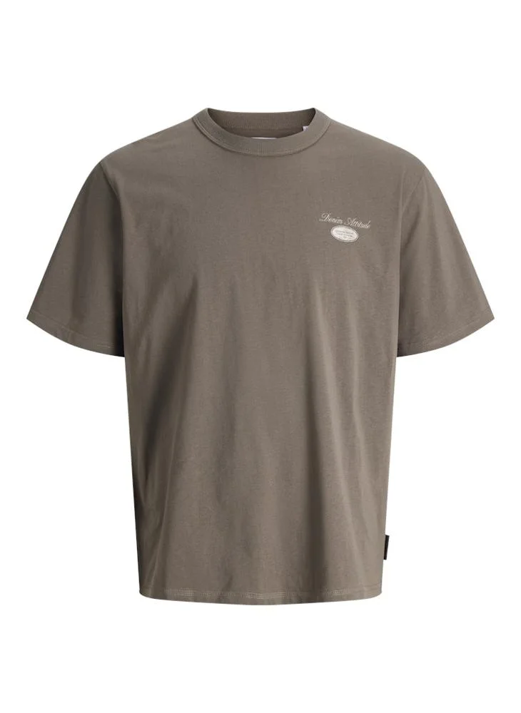 JACK & JONES Plus Size Graphic Crew Neck T-Shirt